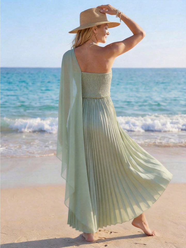 Rochie maxi SHEIN, verde