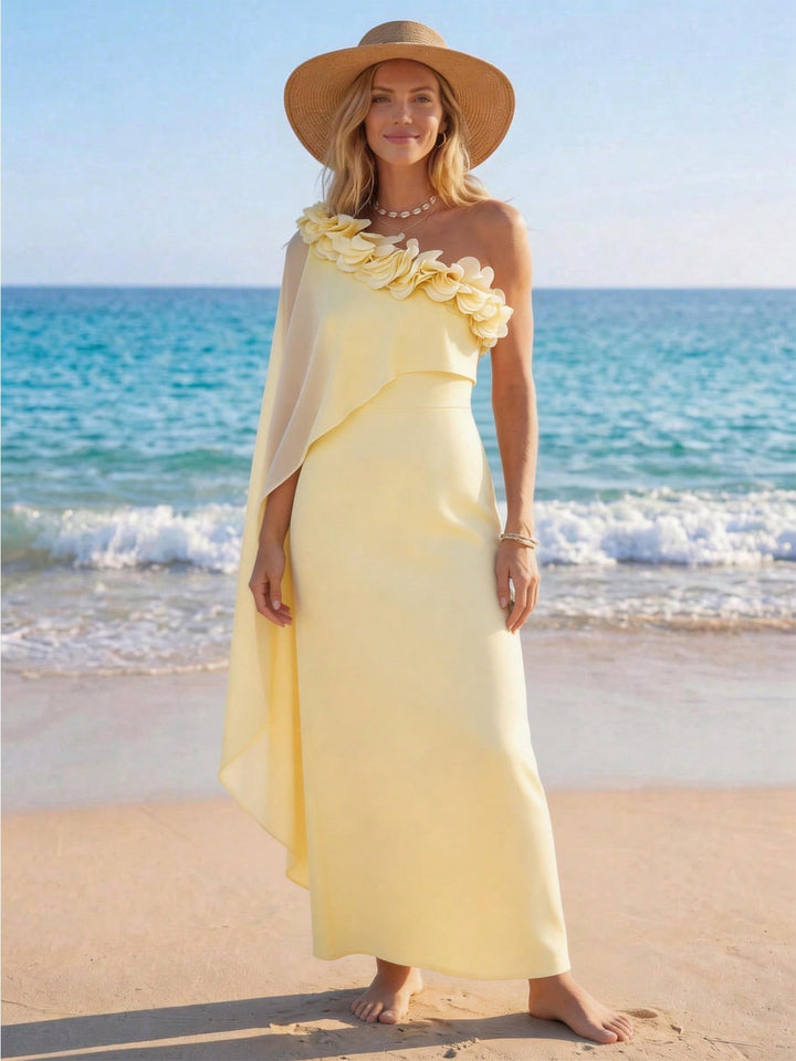 Rochie maxi SHEIN, galben
