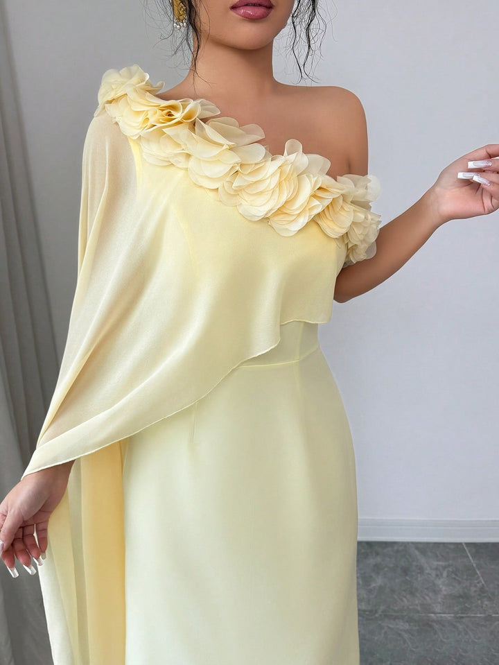 Rochie maxi SHEIN, galben