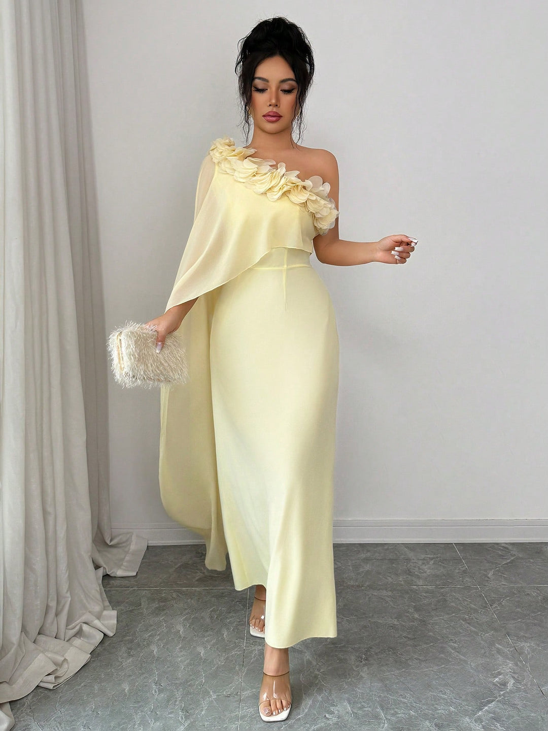 Rochie maxi SHEIN, galben