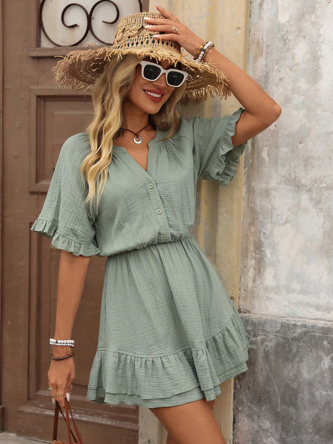 Rochie mini SHEIN, verde
