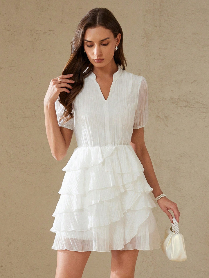 Rochie midi SHEIN, alb