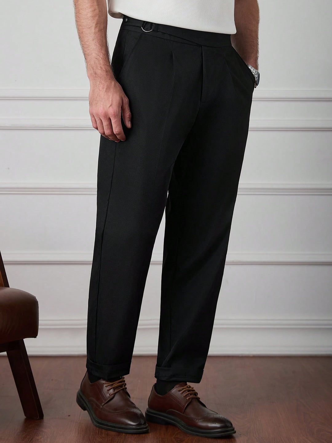 Pantalon SHEIN, negru