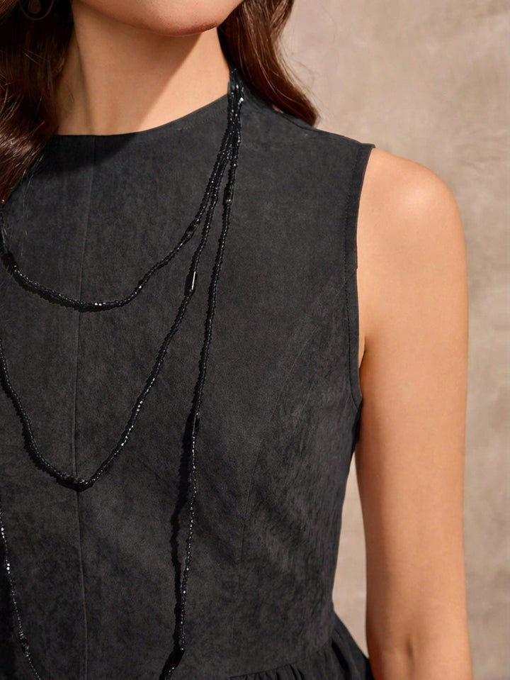 Top SHEIN, negru