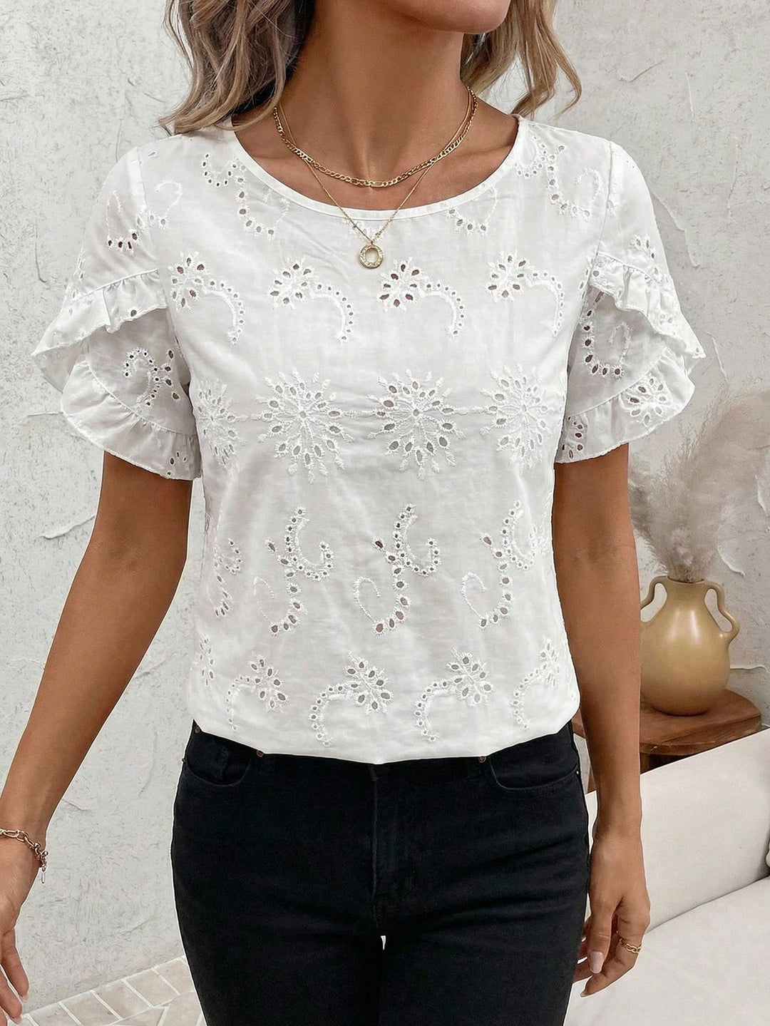 Tricou SHEIN, alb