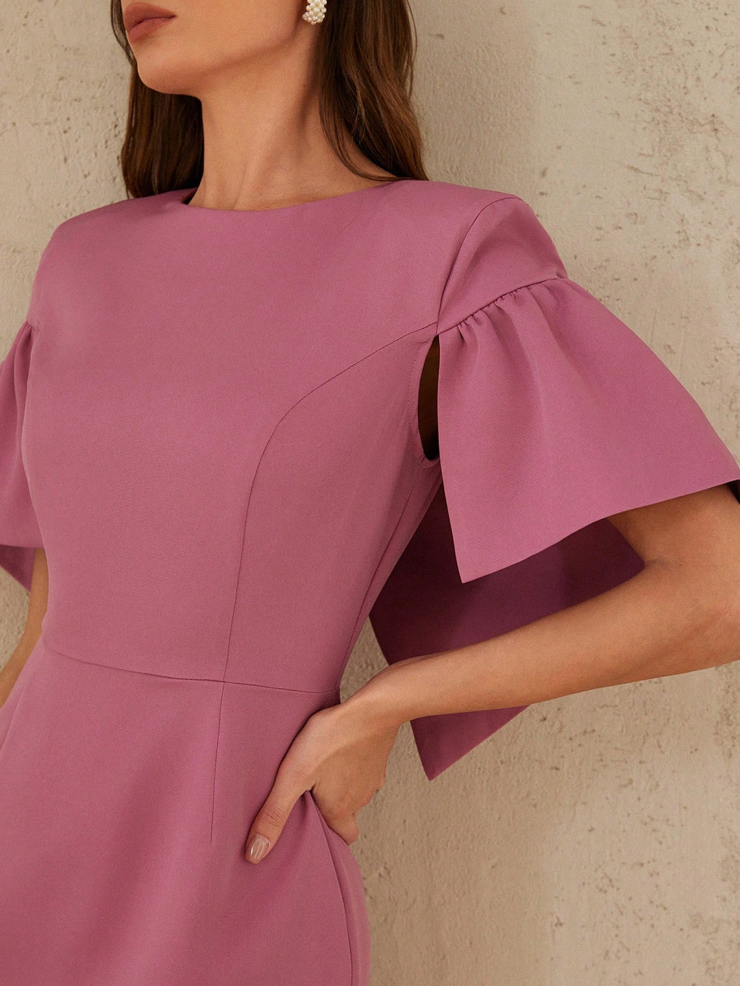 Rochie midi SHEIN, mov