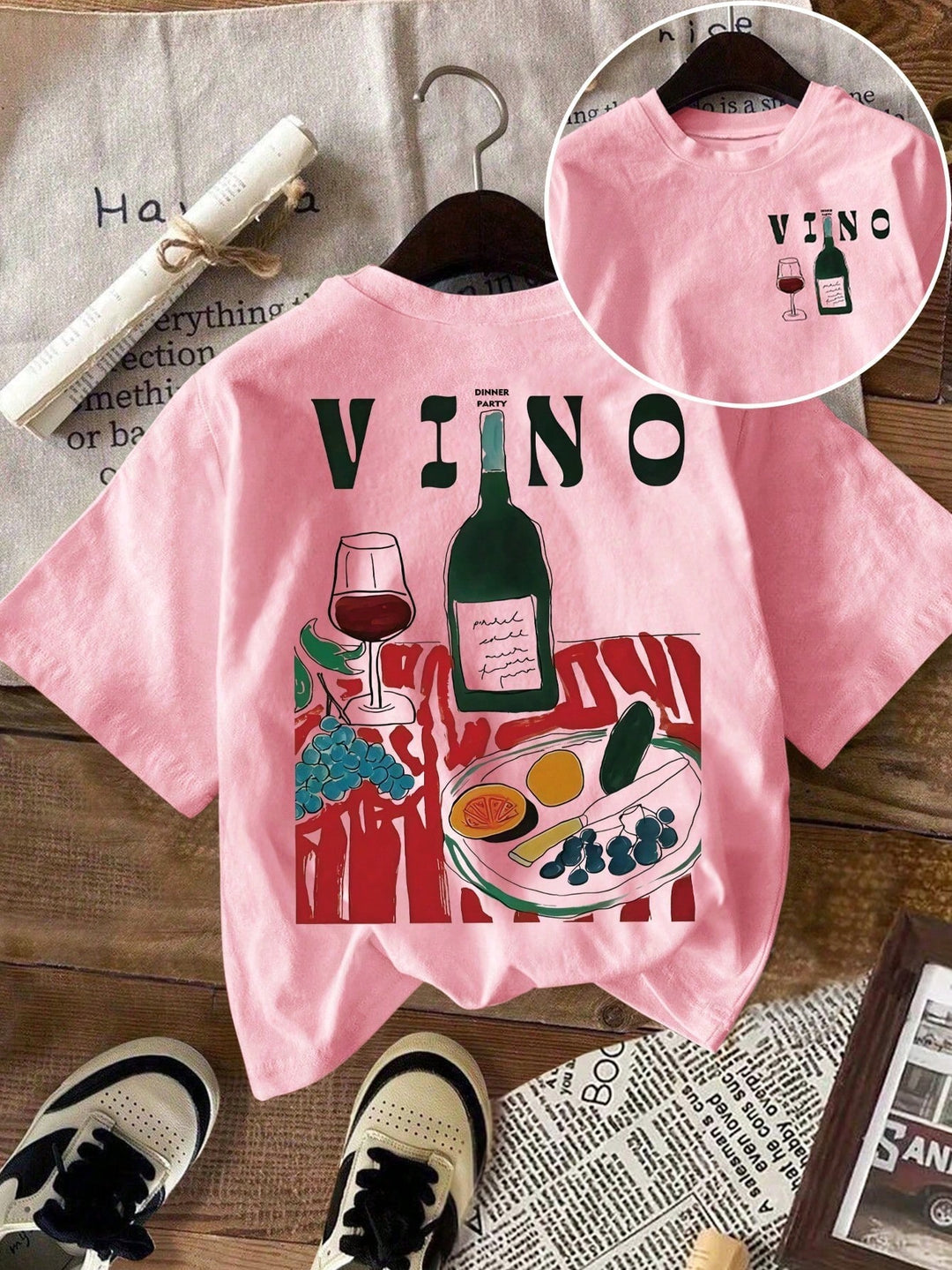 Tricou SHEIN, roz