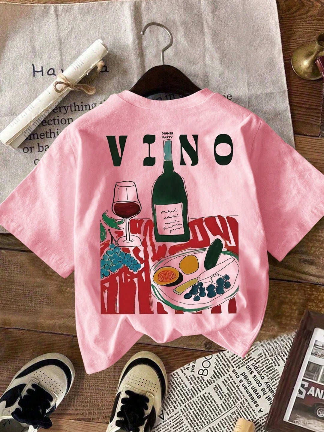 Tricou SHEIN, roz