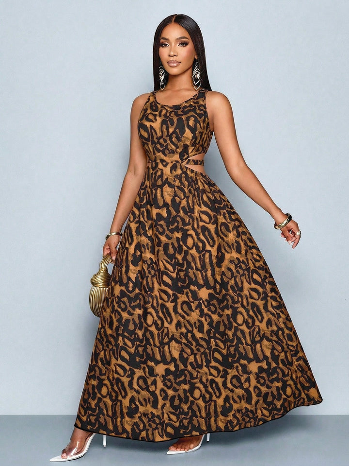 Rochie maxi SHEIN, maro
