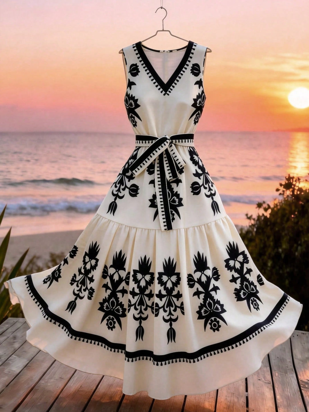 Rochie maxi SHEIN, mix culori