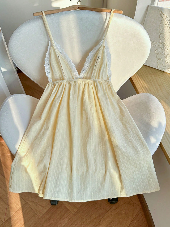 Rochie scurtă SHEIN, galben