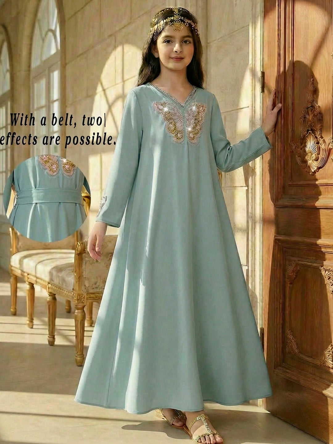 Rochie SHEIN, verde