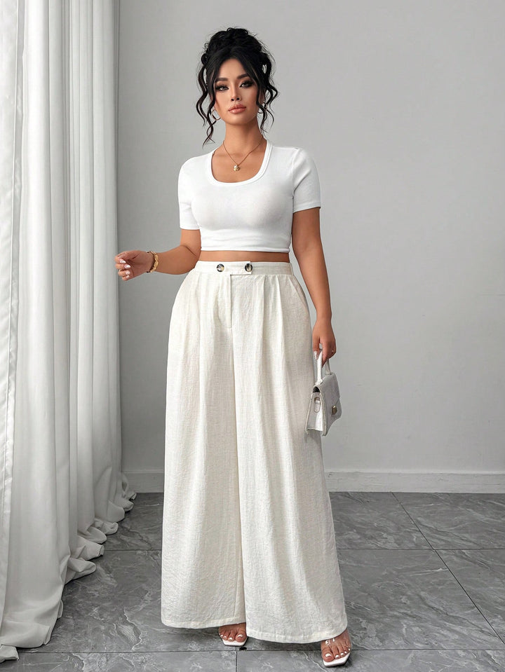 Pantaloni SHEIN, portocaliu