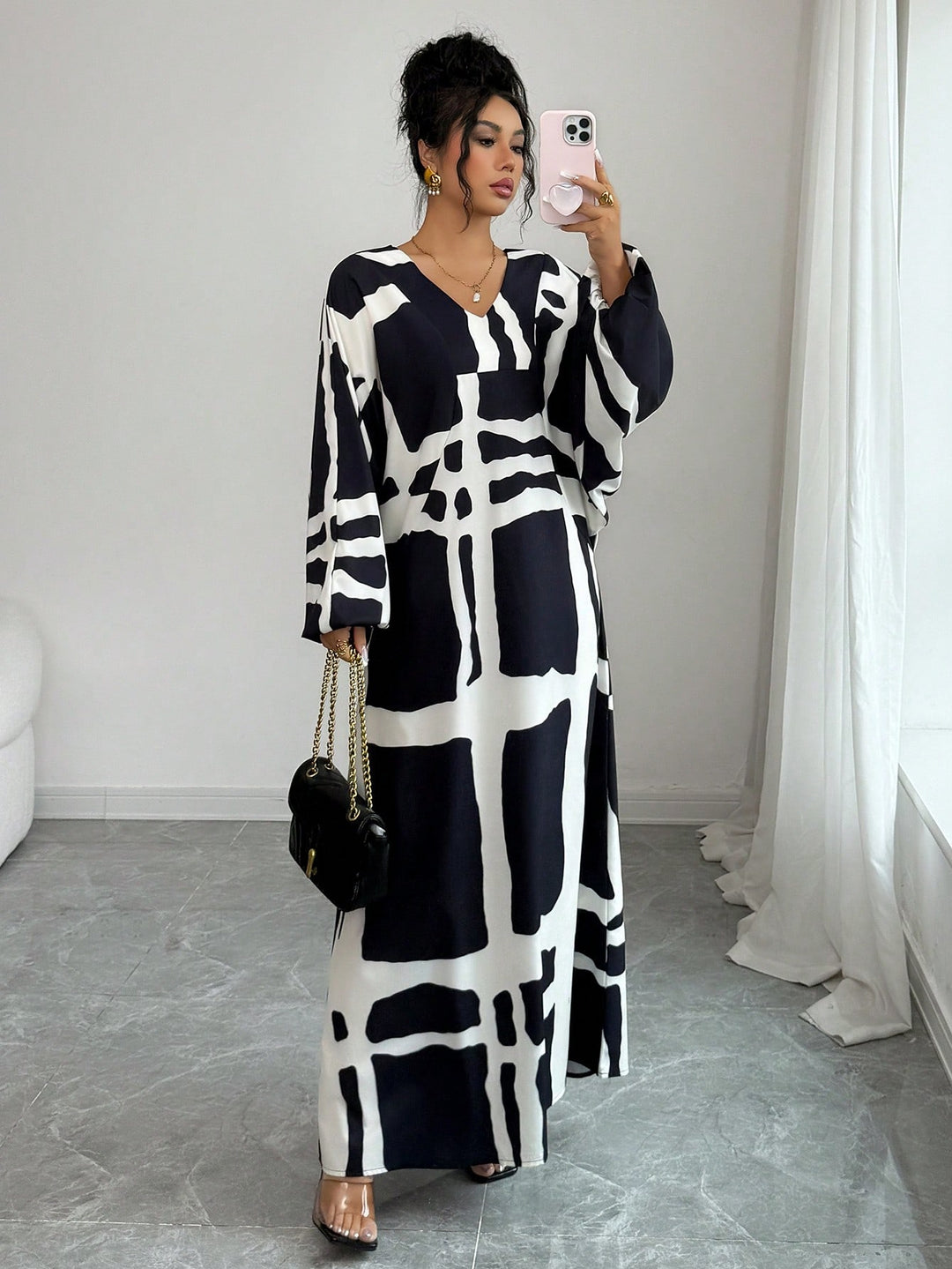 Rochie maxi SHEIN, negru