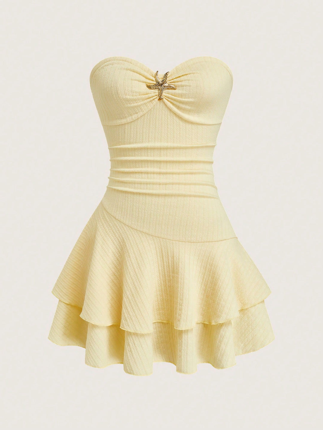 Rochie scurtă SHEIN, galben