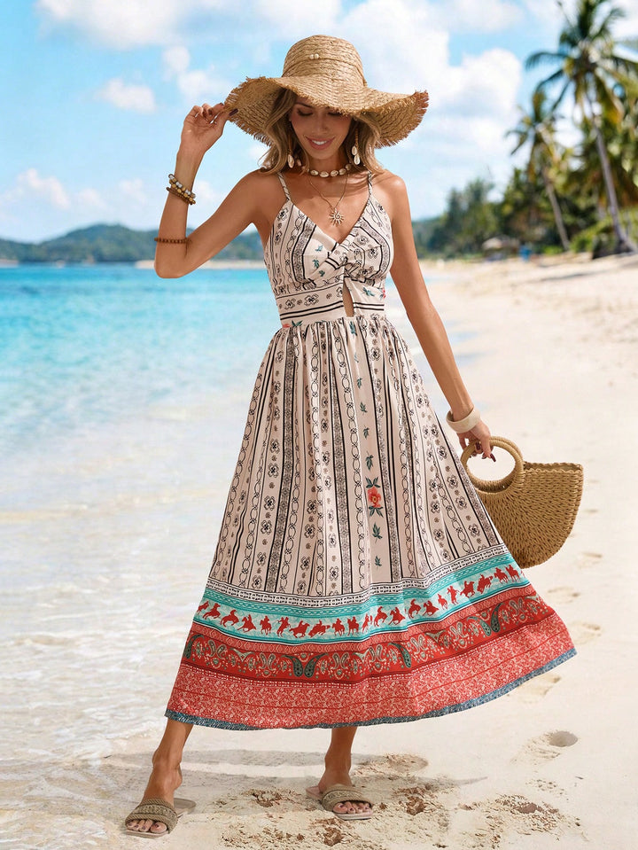 Rochie maxi SHEIN, mix culori