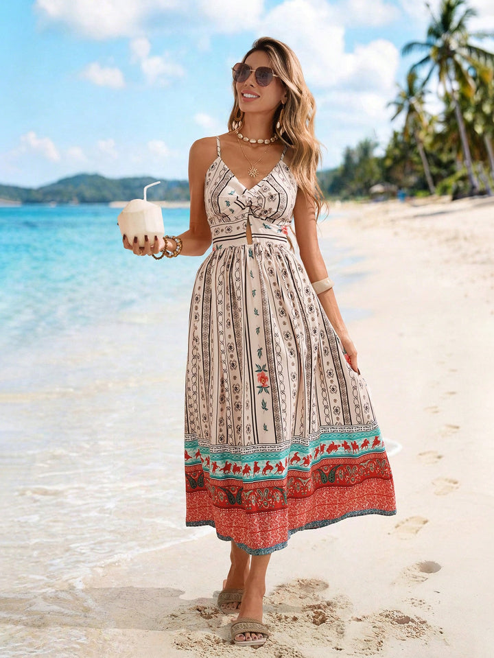 Rochie maxi SHEIN, mix culori