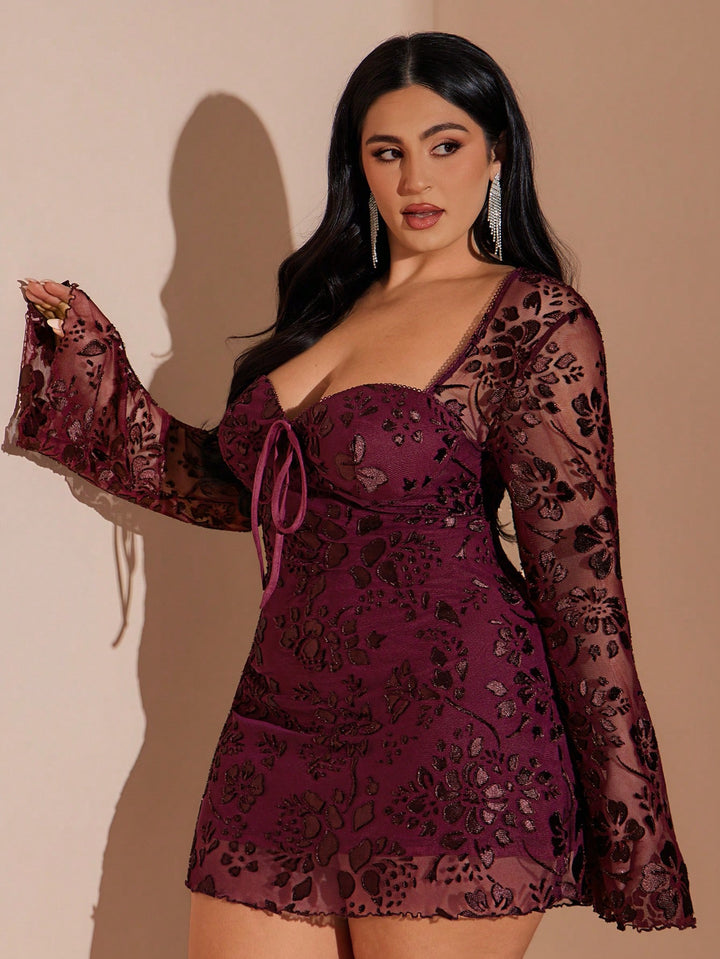 Rochie SHEIN, vișiniu