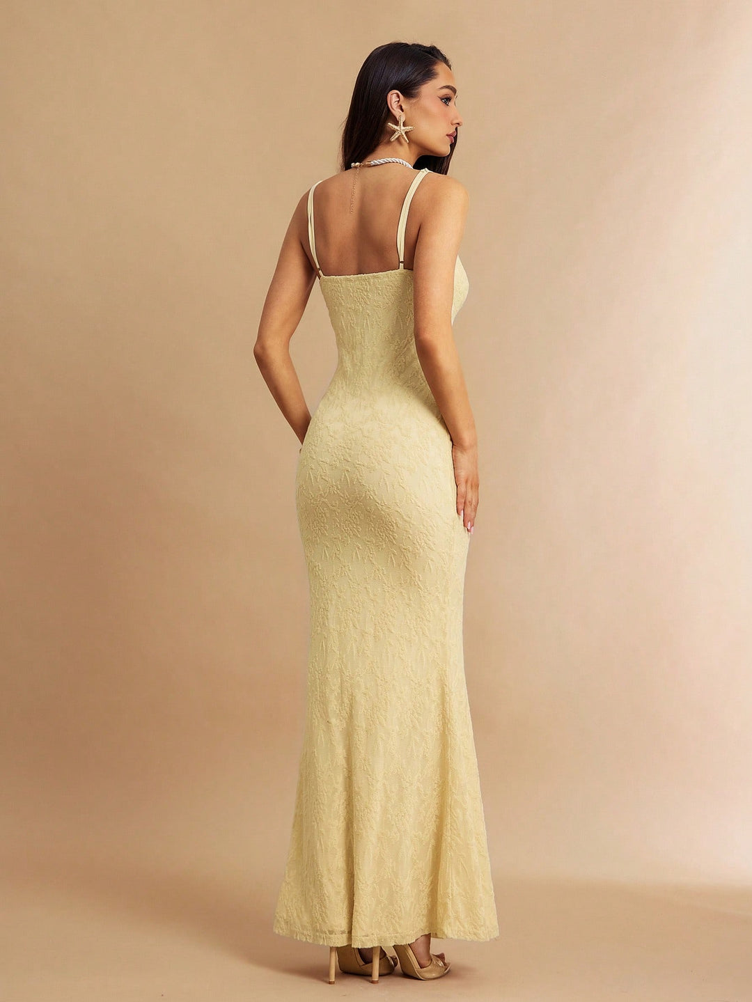 Rochie maxi SHEIN, galben