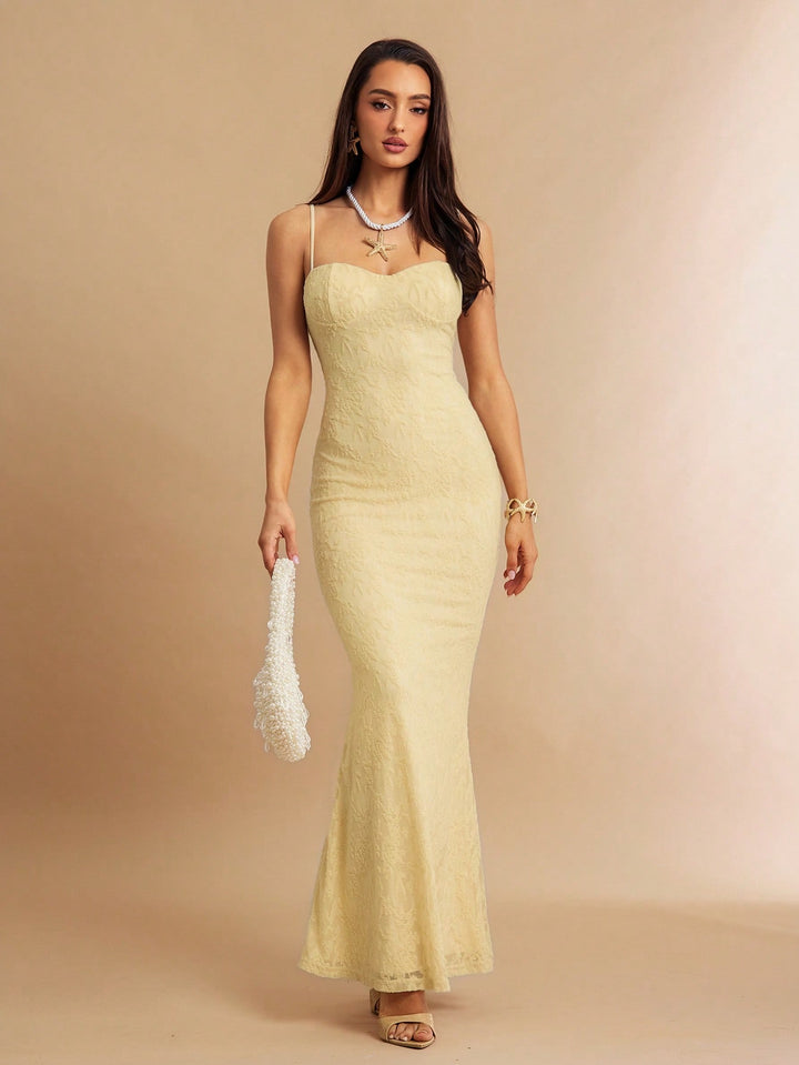 Rochie maxi SHEIN, galben