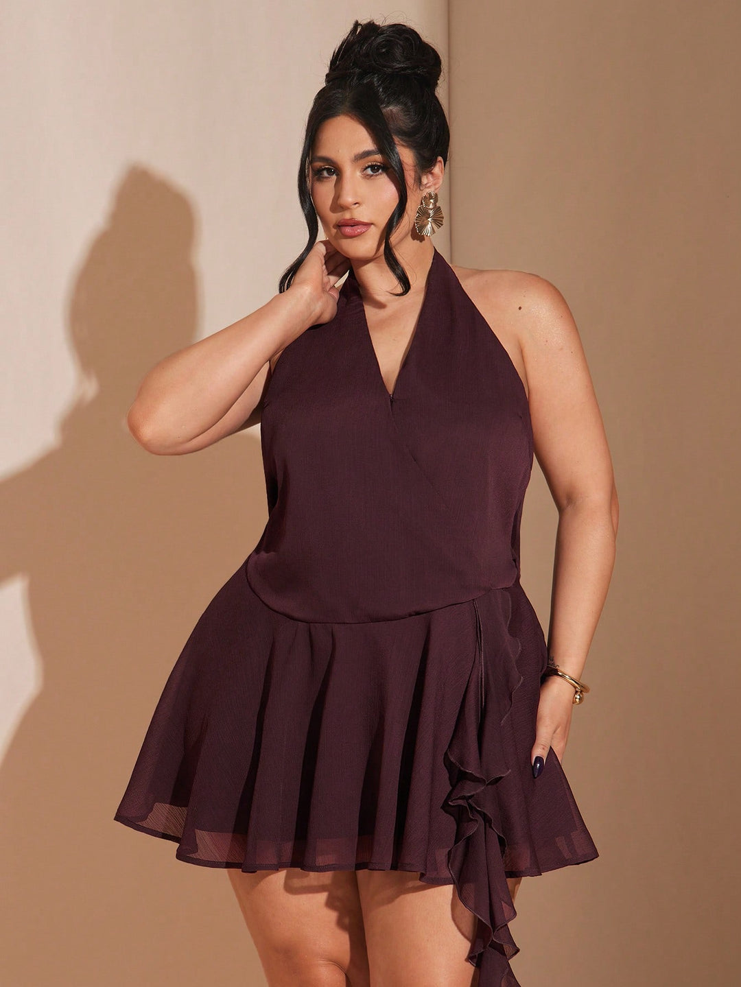 Rochie SHEIN, maro