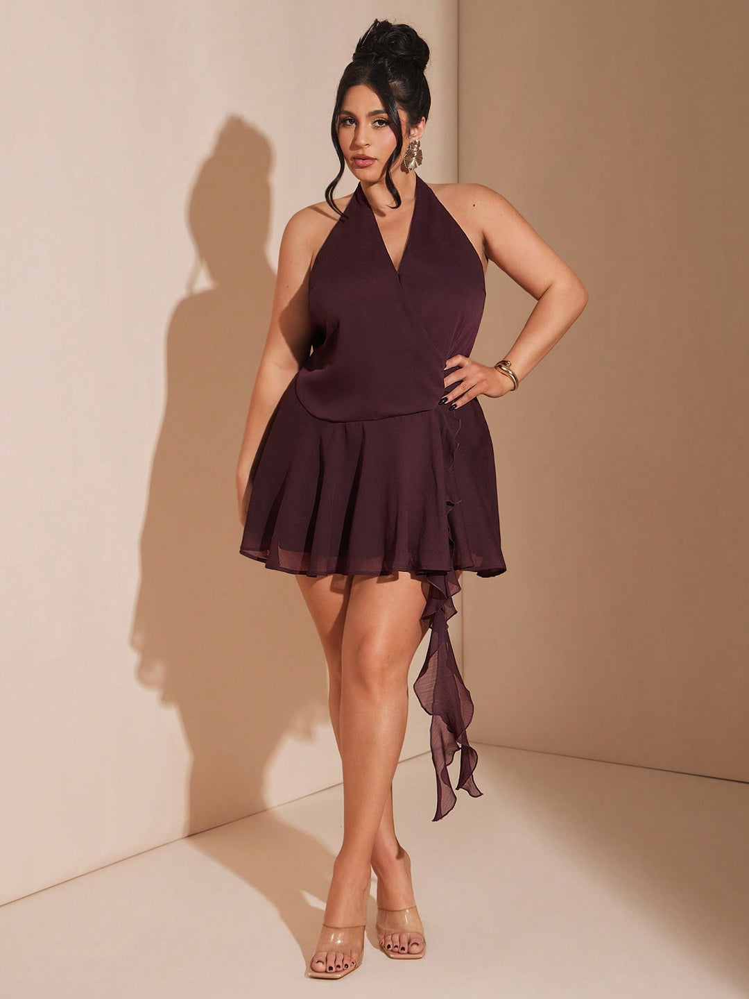 Rochie SHEIN, maro