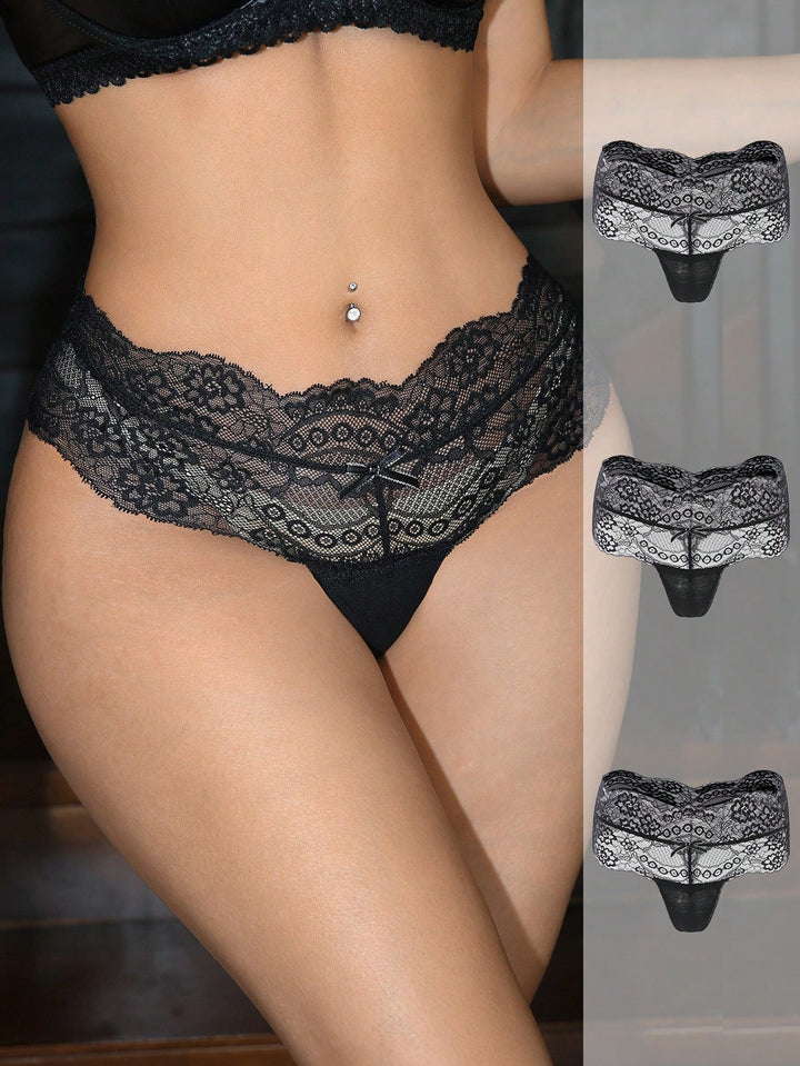 Slip tanga SHEIN, negru