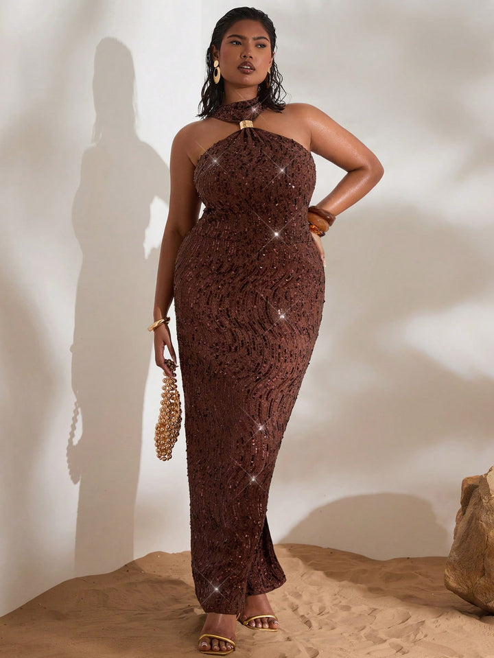 Rochie SHEIN, maro