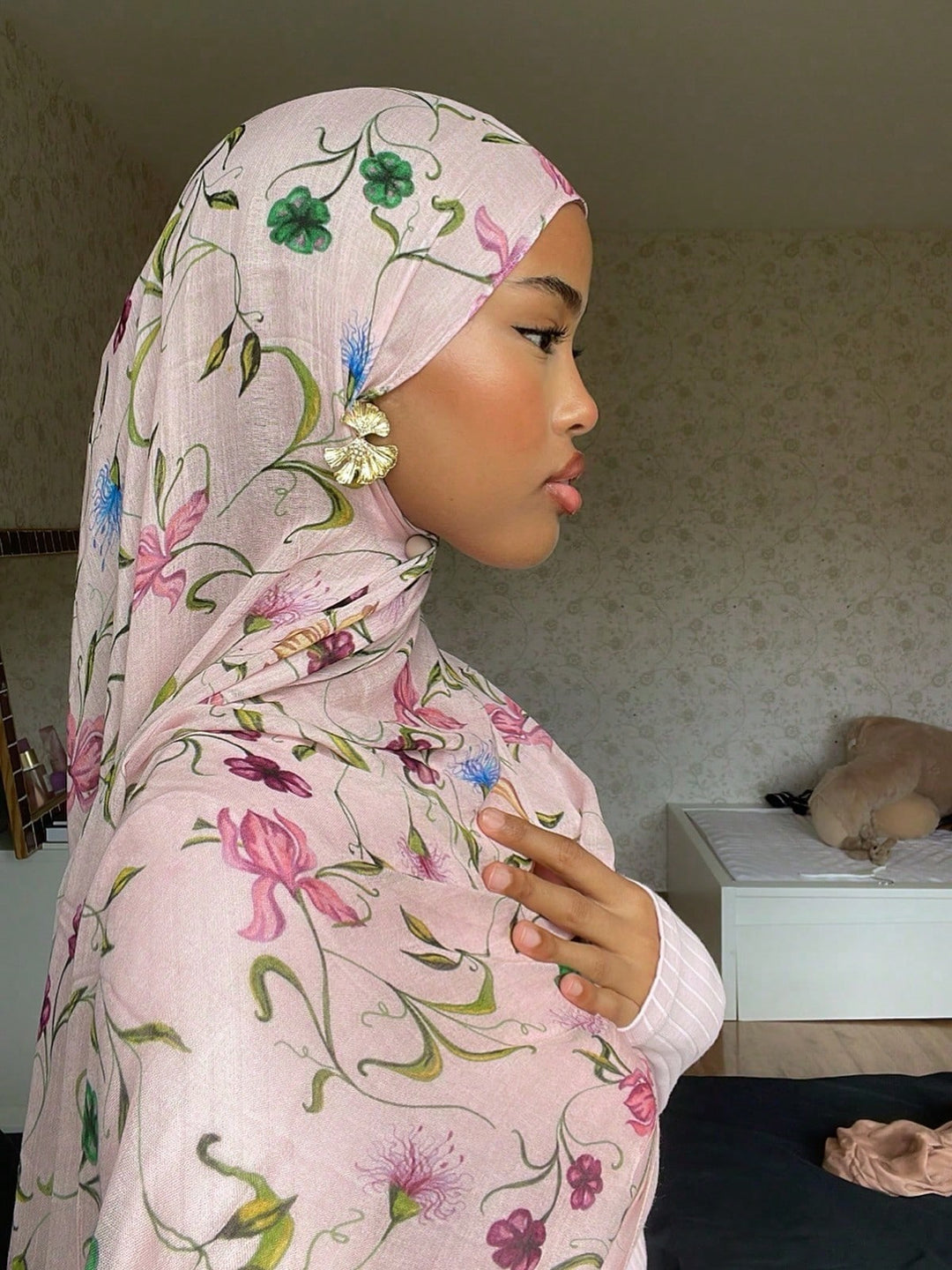 Hijab SHEIN, roz