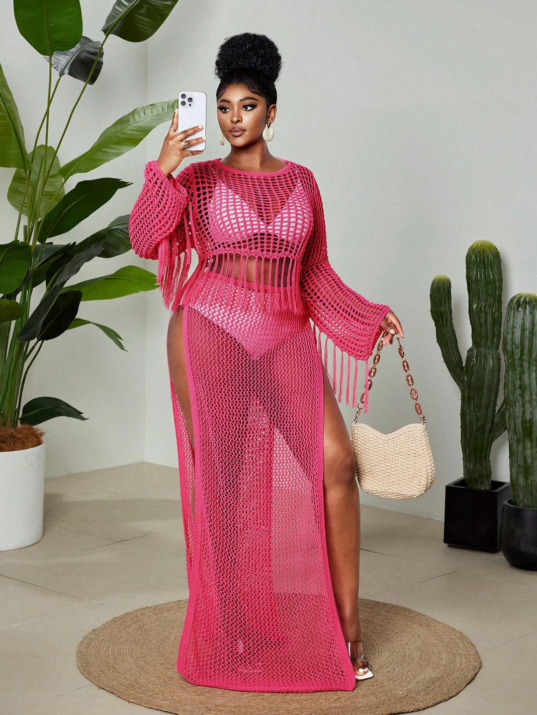 Compleu SHEIN, roz