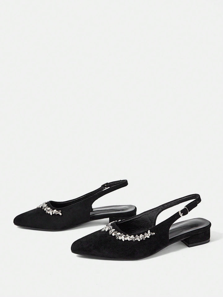 Pantofi cu toc SHEIN, negru