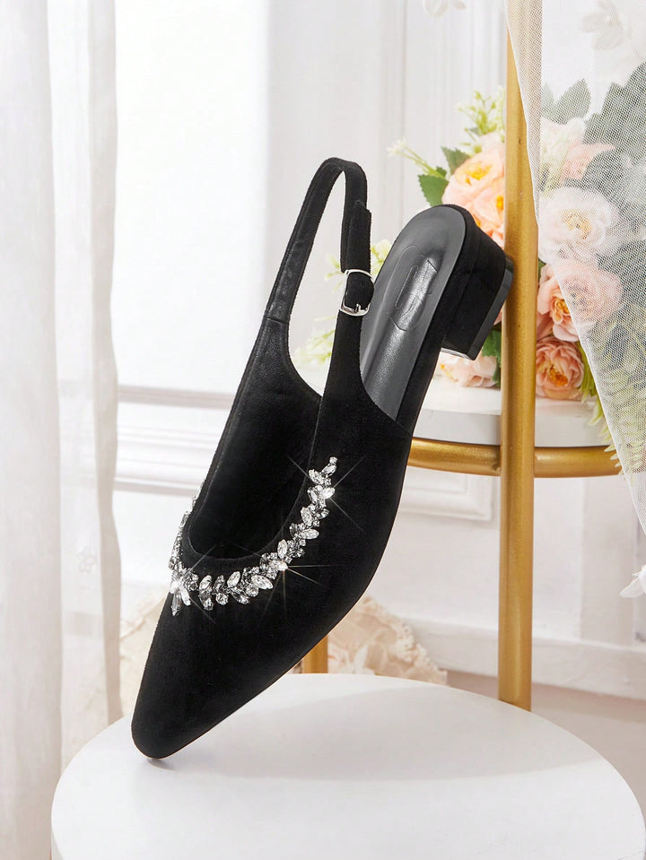 Pantofi cu toc SHEIN, negru
