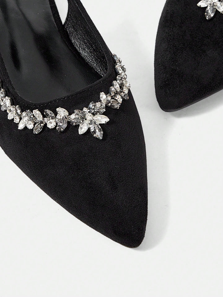 Pantofi cu toc SHEIN, negru