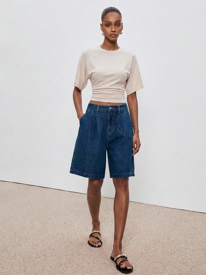 Top SHEIN, kaki