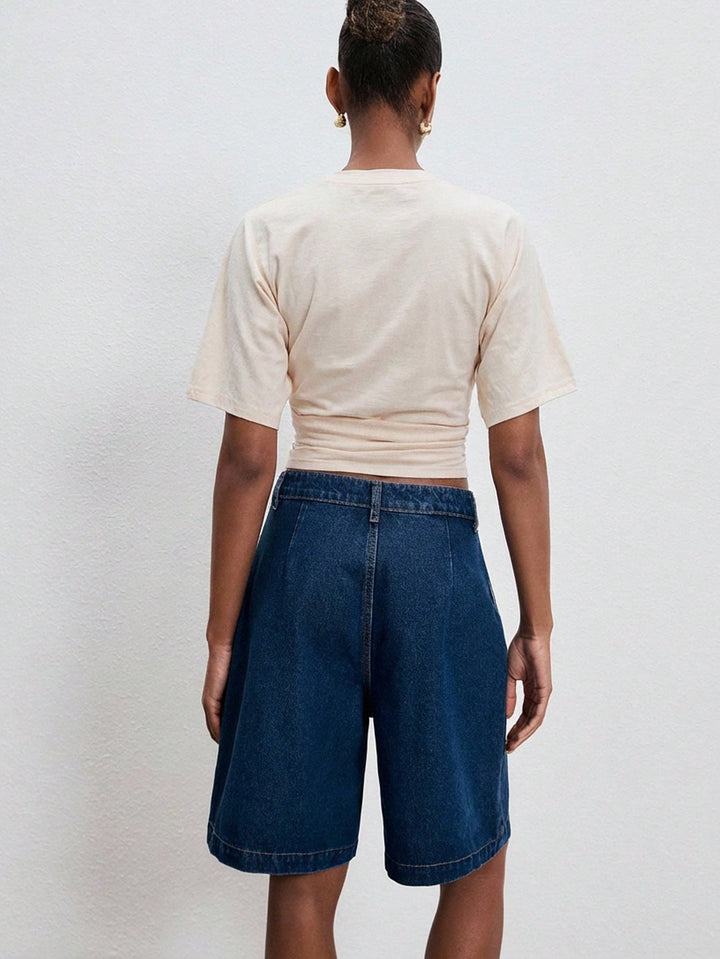 Top SHEIN, kaki