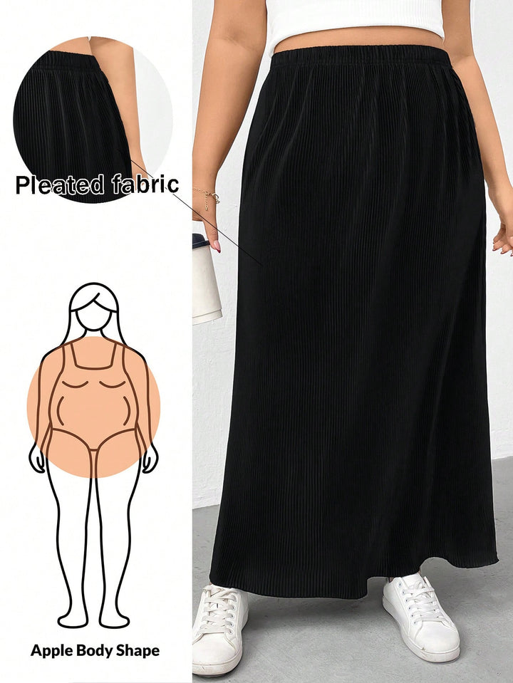 Fustă maxi SHEIN, negru