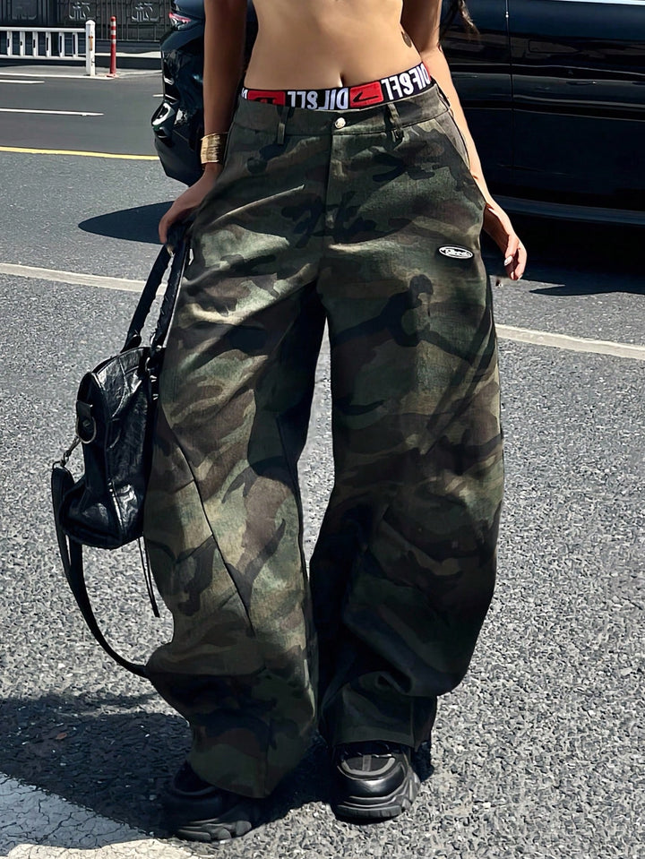 Pantaloni SHEIN, kaki