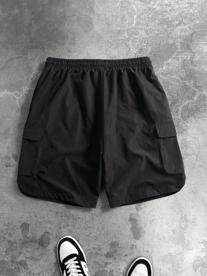 Pantaloni scurți SHEIN, negru