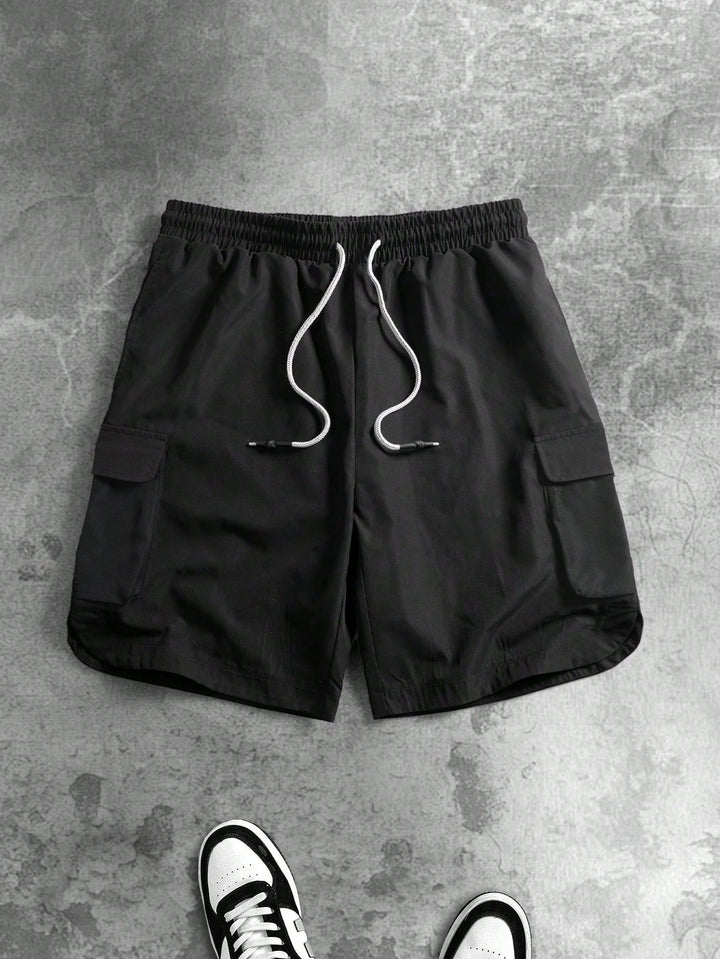 Pantaloni scurți SHEIN, negru