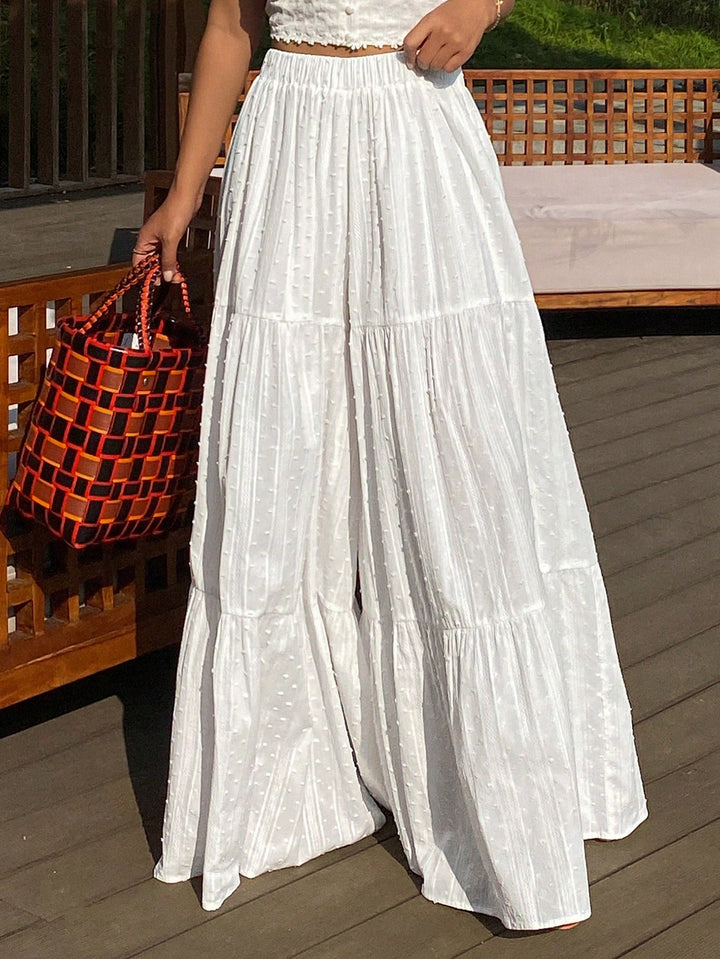 Pantaloni SHEIN, alb