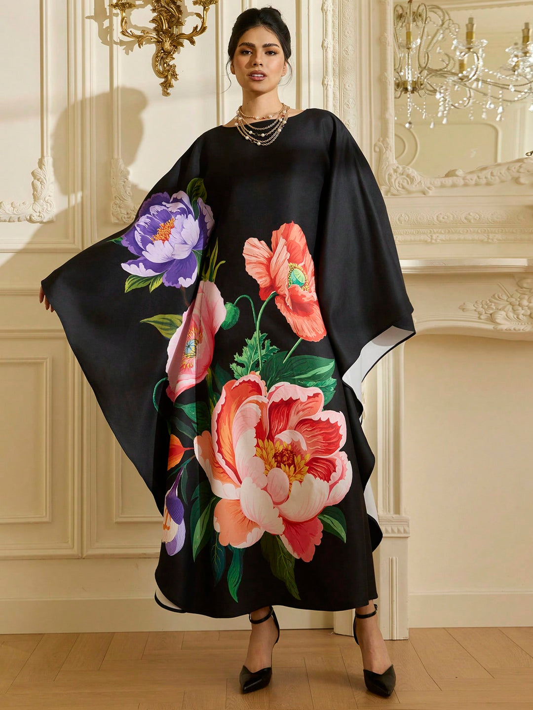 Rochie maxi SHEIN, negru