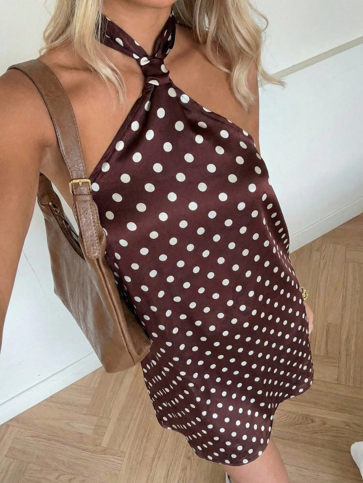 Rochie mini SHEIN, maro