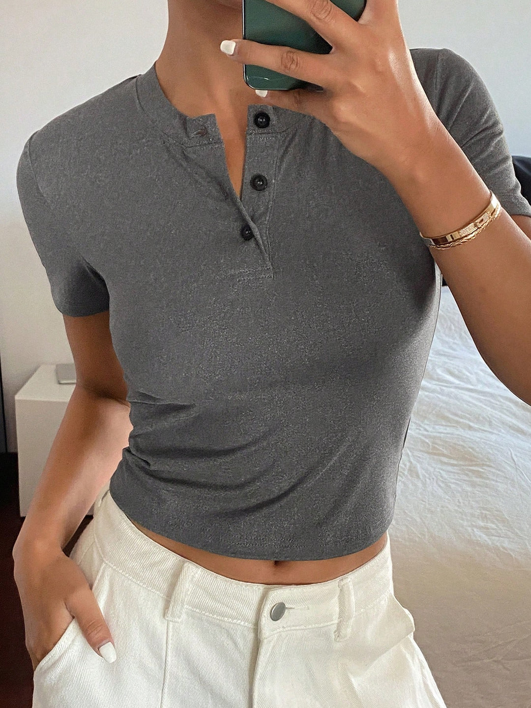 Tricou SHEIN, gri