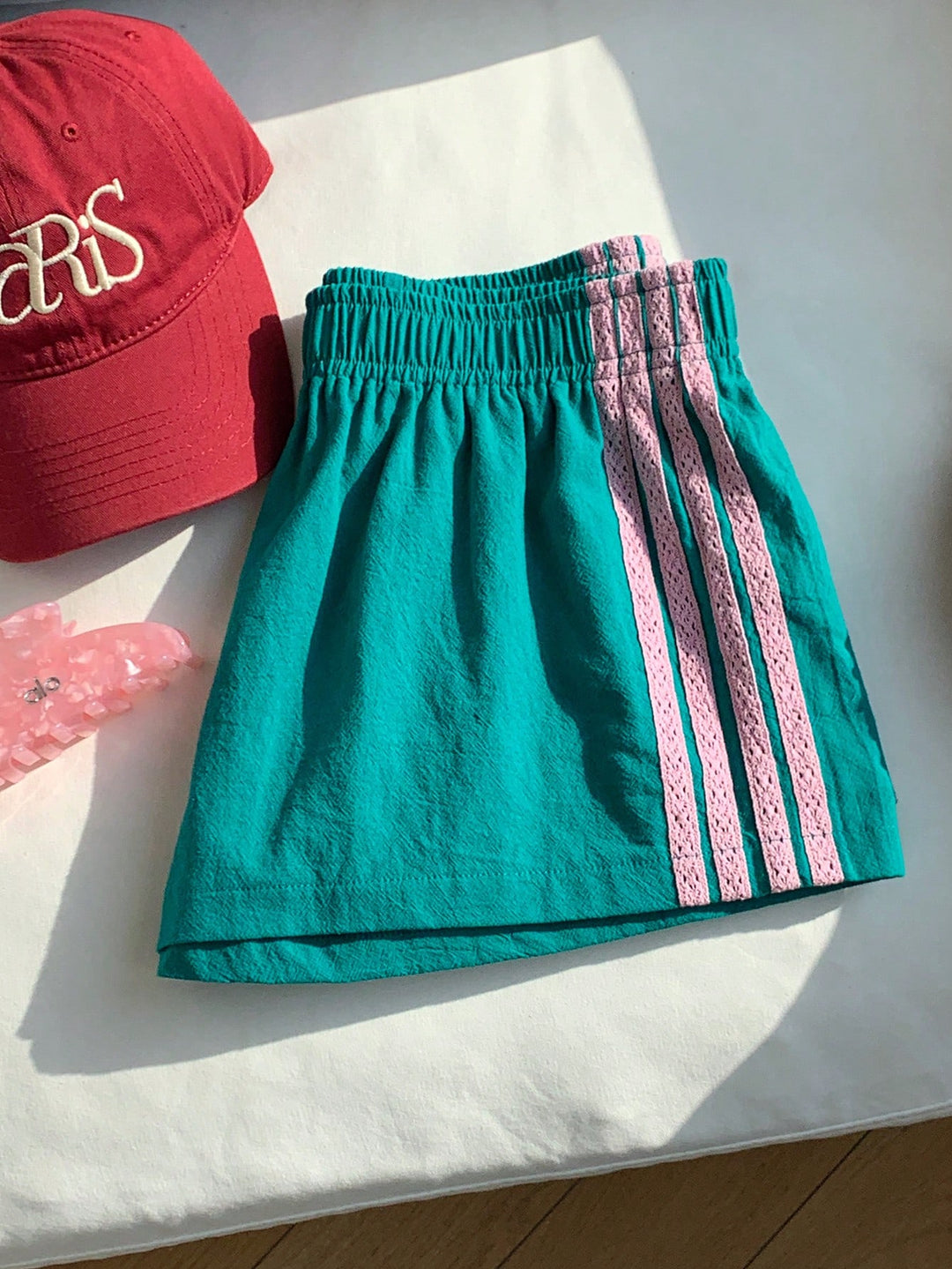 Pantaloni scurți SHEIN, verde