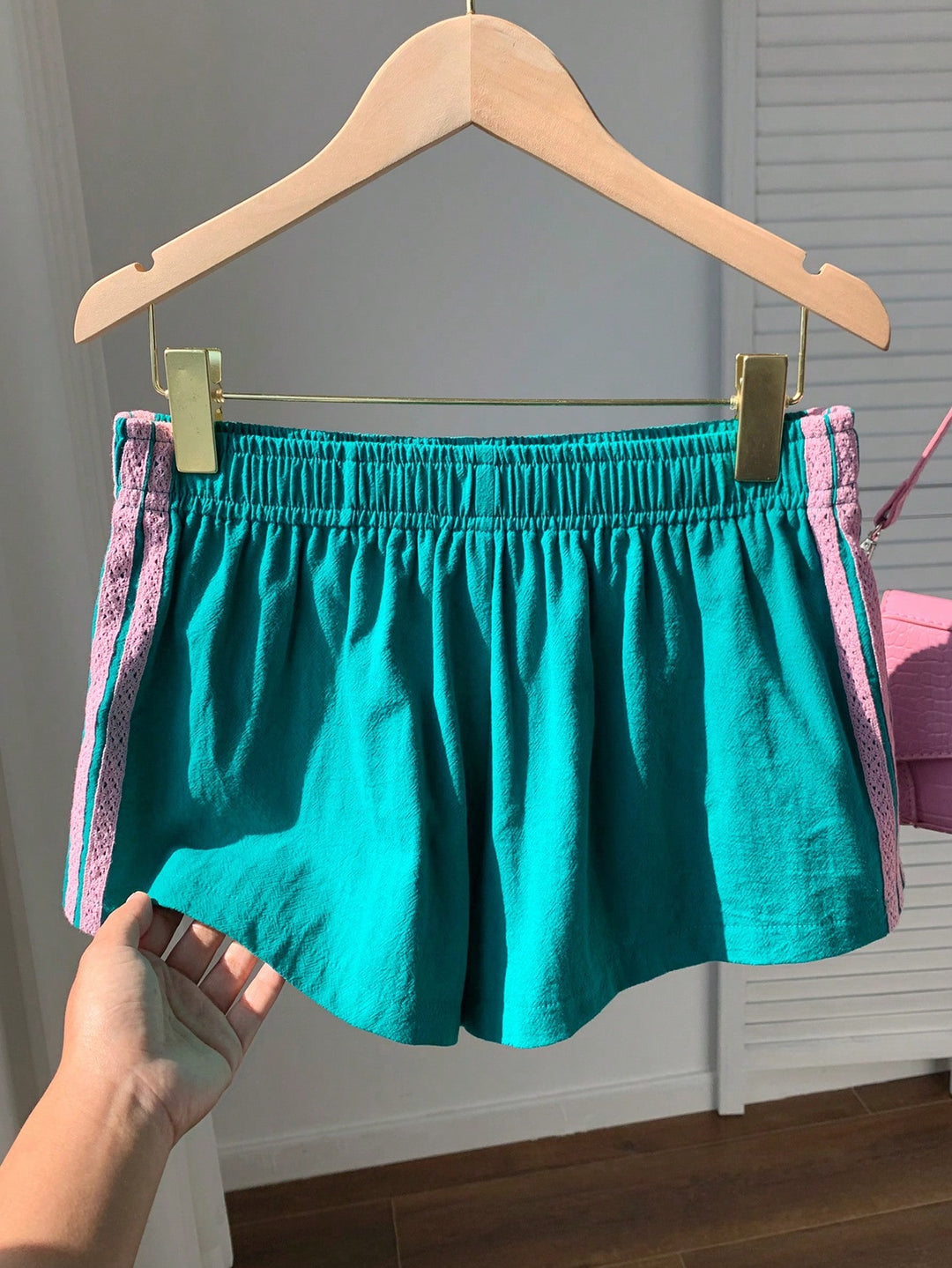 Pantaloni scurți SHEIN, verde