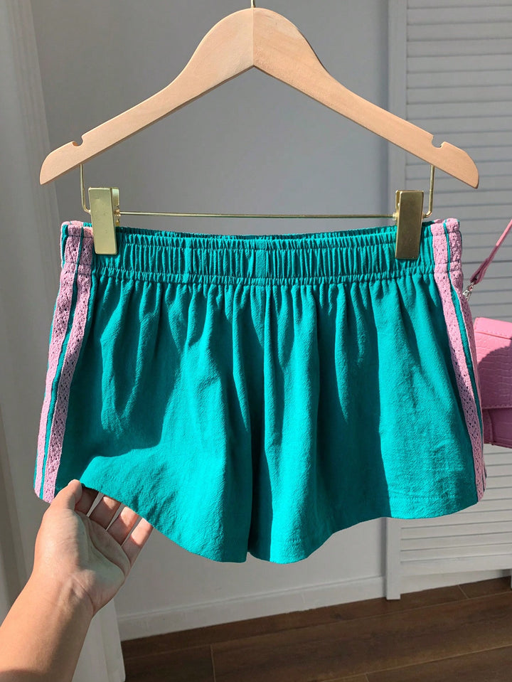 Pantaloni scurți SHEIN, verde