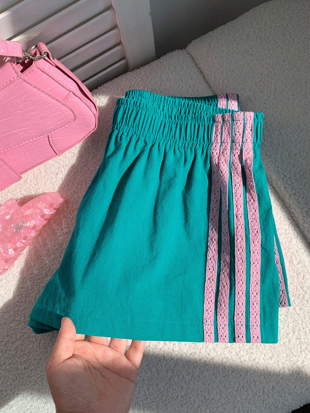 Pantaloni scurți SHEIN, verde