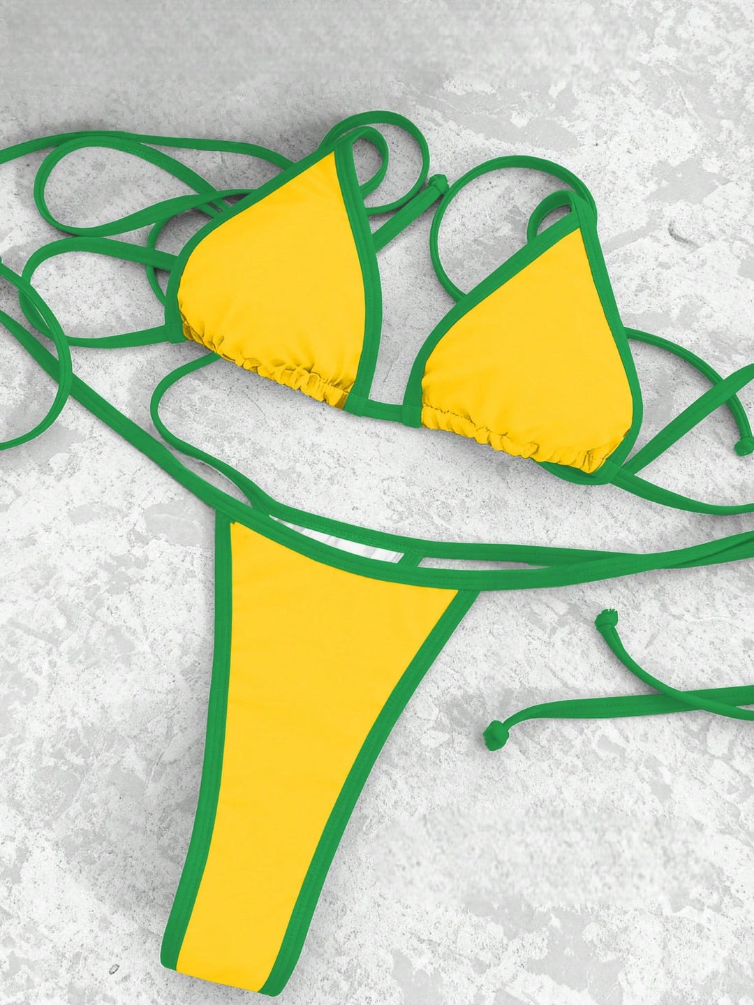 Set bikini SHEIN, verde