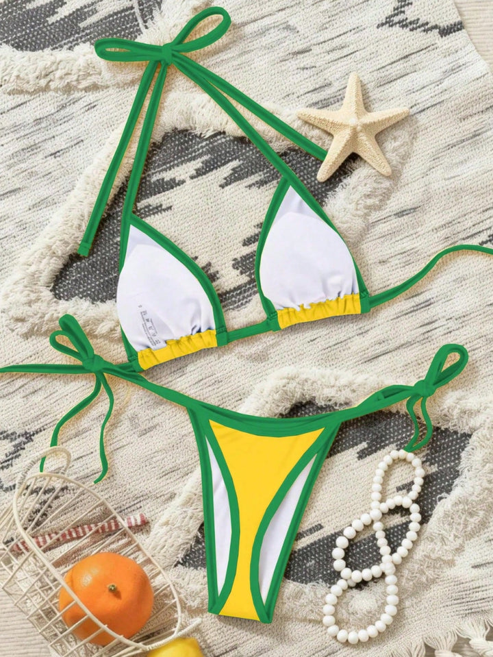 Set bikini SHEIN, verde