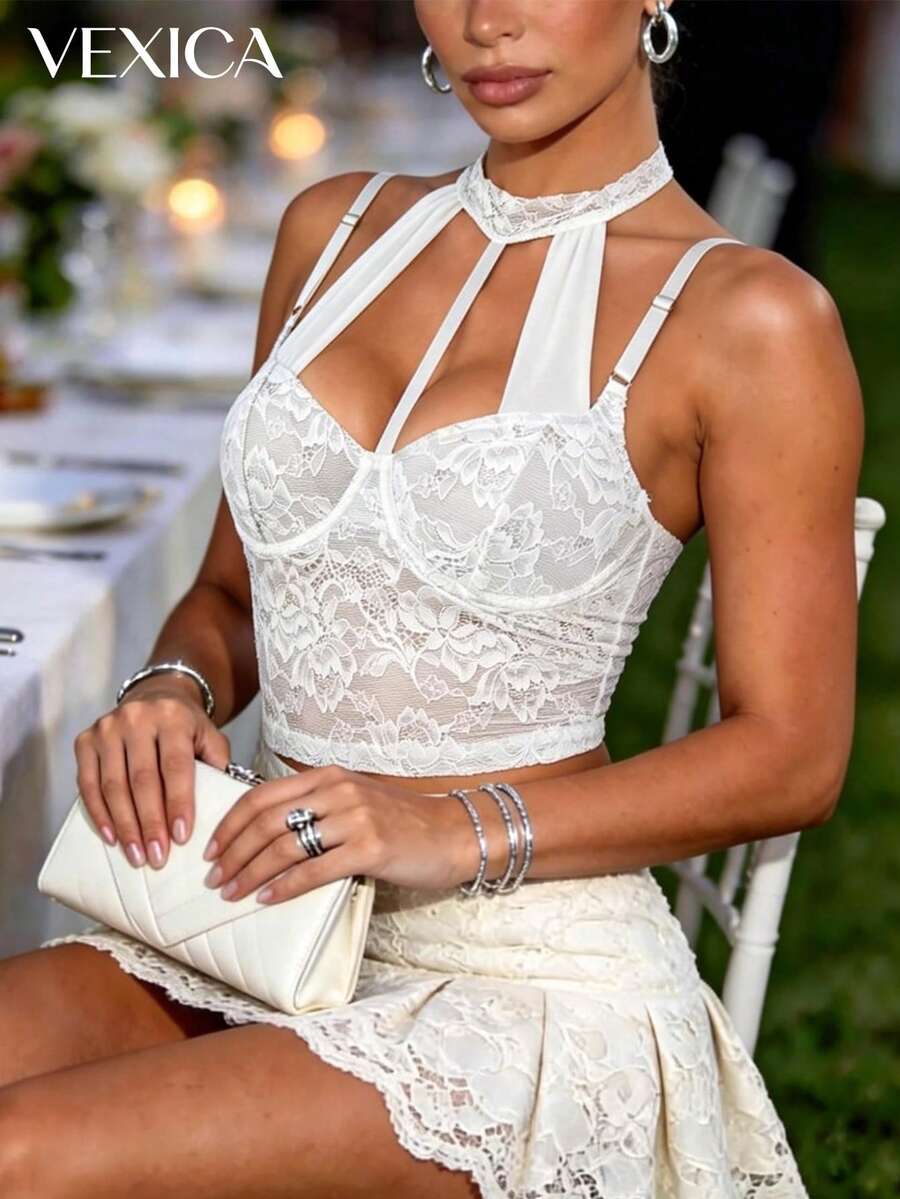 Top SHEIN, alb